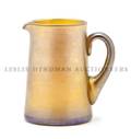 A Tiffany Favrile Glass Creamer