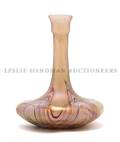 A Nash Pink Iridescent Glass Vase