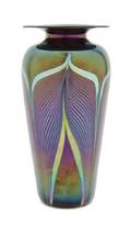 An American Iridescent Glass Vase
