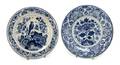 A Set of Eleven Delft Plates