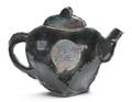 A Porcelain Slab Form Teapot Michigan Potter Possibly Baltz