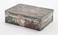 A Silvered Metal Box