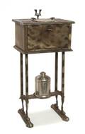 An American Cast Iron Smoking Stand