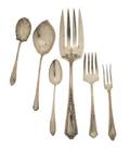 A Collection of American Sterling Silver and Silverplate Flatware