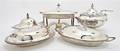 A Collection of Four Silverplate Covered Entrees