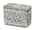 An American Sterling Silver Box Dominick  Haff