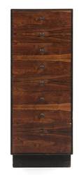 A Rosewood Veneered Chest of Drawers