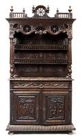 A Carved Northern European Court Cupboard