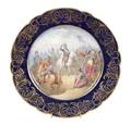 A Sevres Style Porcelain Cabinet Plate