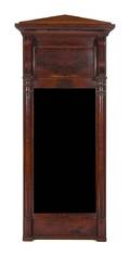 A Biedermeier Mahogany Mirror