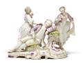 A Nymphenberg Porcelain Figural Group
