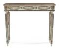 An Italian Parcel Gilt and Marble Console
