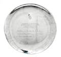 An American Sterling Silver Presentation Tray Baldwin  Miller Inc