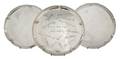 Three American Sterling Silver Trays Kalo