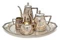A German Silver Tea and Coffee Service