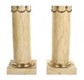 A Pair of Continental Faux Marble Columns