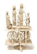 A Continental Prisoner of War Carved Ivory Mechanical Whimsey