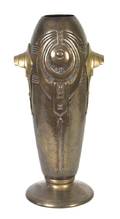 An Egyptian Revival Copper Vase
