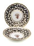 A Set of ThirtySeven English Porcelain Plates
