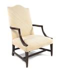 A Federal Mahogany Lolling Chair