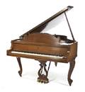 A Steinway and Sons Baby Grand Piano