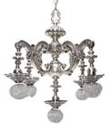 An American Silverplate Hanging Fixture