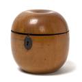 A George III Fruitwood Tea Caddy