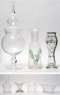 A Collection of Cut and Molded Glass Articles