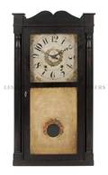 An American Mahogany Shelf Clock Riley Whiting