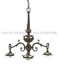 A Neoclassical Style ThreeLight Hanging Fixture