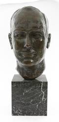 A Bronze Bust of a Man