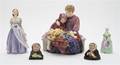 A Collection of Royal Doulton Porcelain Figures