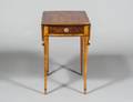GEORGIAN STYLE INLAID MAHOGANY PEMBROKE TABLE