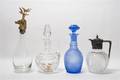 A Collection of Cut and Molded Glass Decanters