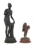 Two Continental Bronze Figures