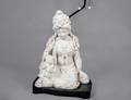 BLANC DE CHINE CERAMIC FIGURE OF GUANYIN