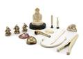 A Collection of Carved Ivory Articles