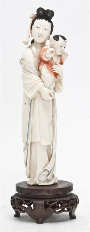 A Chinese Carved Ivory Figure