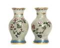 A Pair of Chinese PliqueduJour Vases