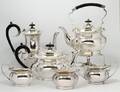 SIX PIECE SHEFFIELD SILVER PLATED TEA AND COFFEE