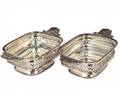 PAIR OF GEORGIAN SHEFFIELD PLATED SMALL DISHES