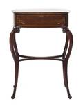 A Queen Anne Style Mahogany Sewing Stand