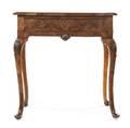 An English Walnut Dressing Stand