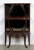 A Victorian Mahogany Etagere
