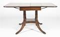 A Mahogany Single Pedestal Extension Table