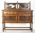 A Victorian Oak Sideboard