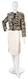 A Bill Blass Zebra Print Jacket