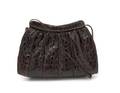 A Judith Leiber Brown Alligator Bag