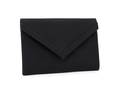 A Christian Dior Black Silk Envelope Clutch