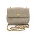 A Bally Cream Quilted Clutch